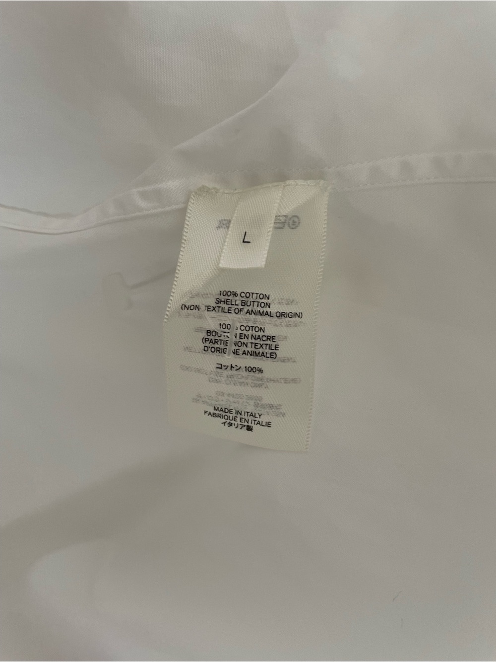 The Row Oversized White Button-Up Shirt - Picture 9 of 9